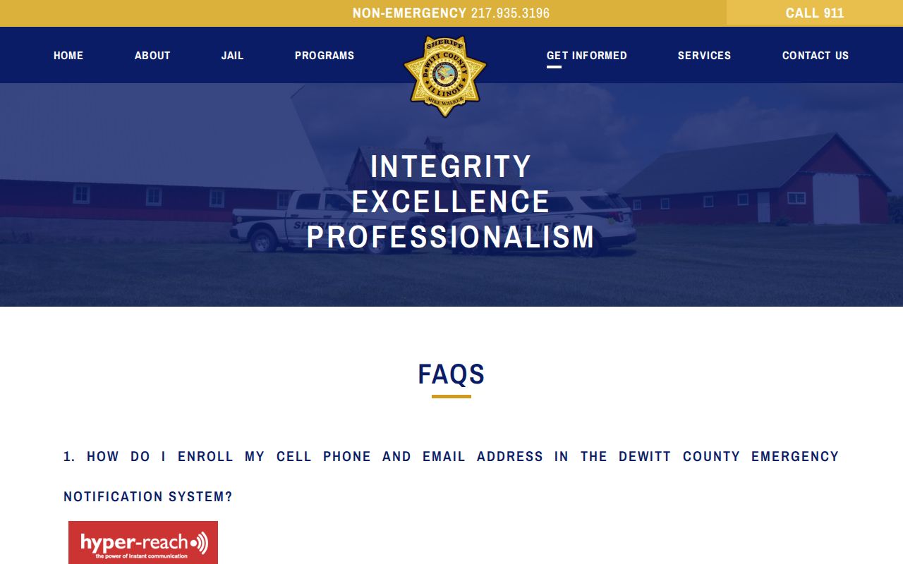 DeWitt County released mugshot FOIA and public-access information